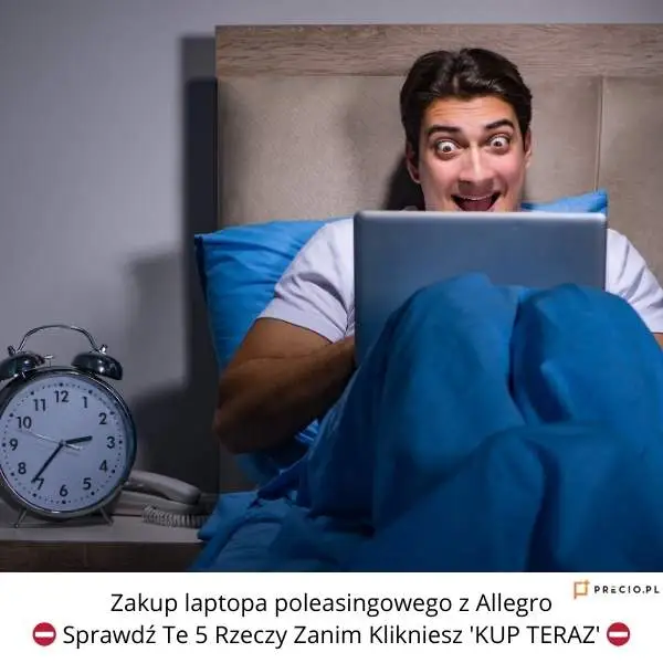 MacBook Pro - stylowy laptop poleasingowy oferowany na Allegro