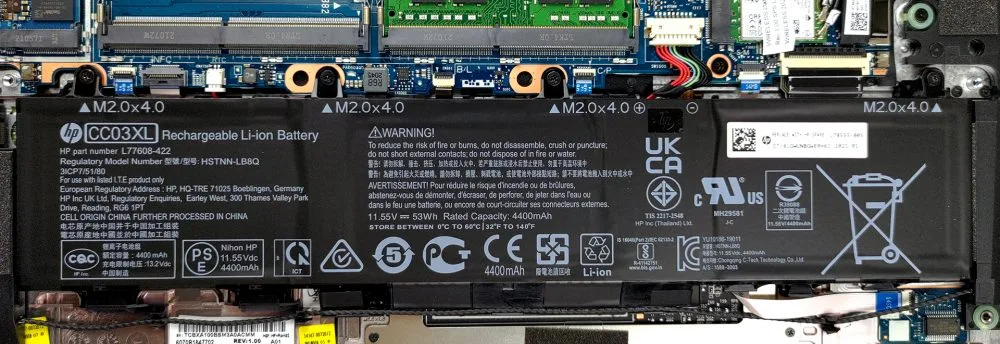 bateria w laptopach poleasingowych HP EliteBook 840 G8